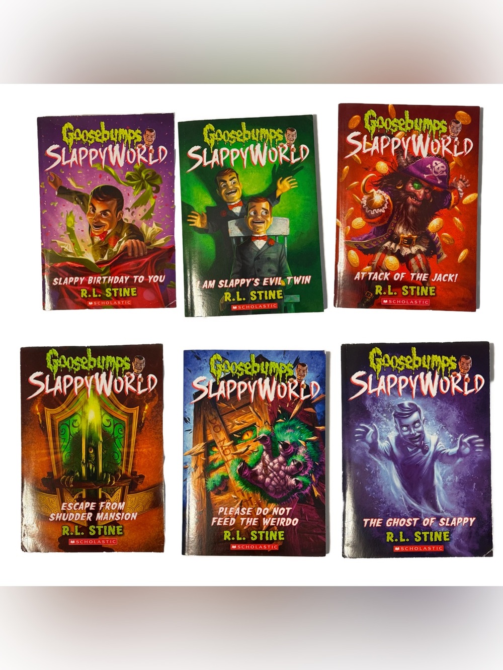 Goosebumps SlappyWorld Assorted Books (6)